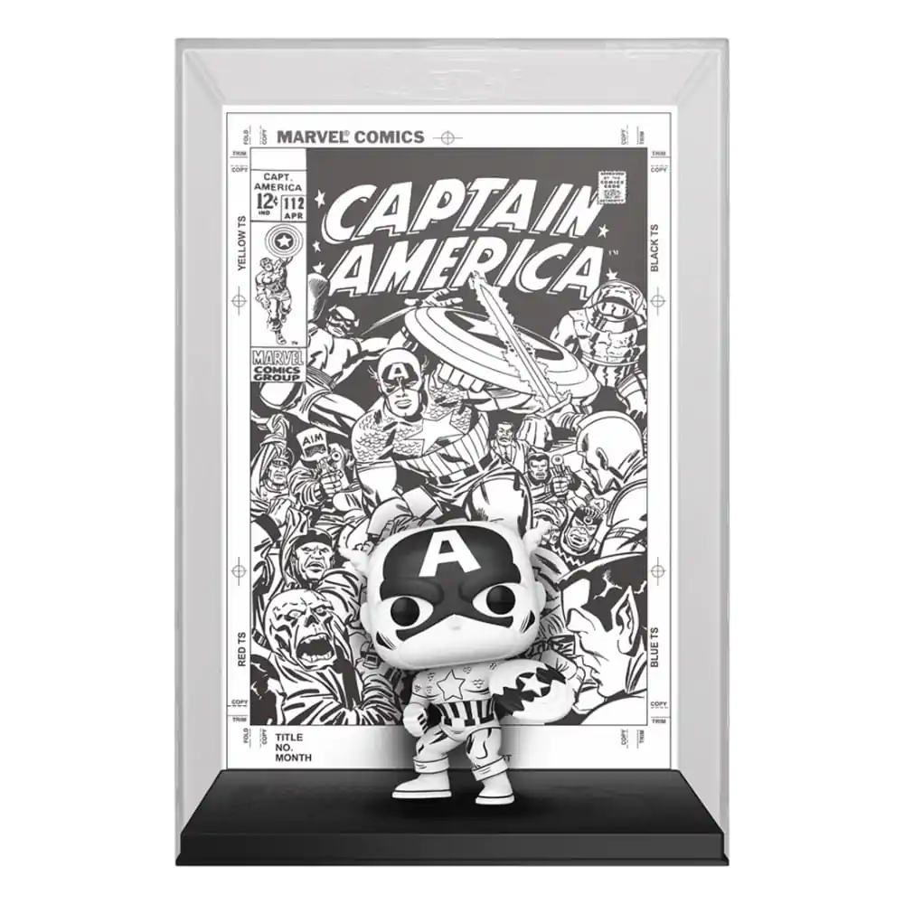Figurină Funko POP Comic Covers Marvel Captain America poza produsului