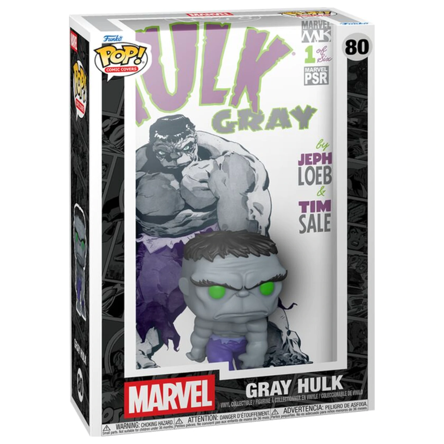 Figurină Funko POP Comic Covers Gray Hulk poza produsului