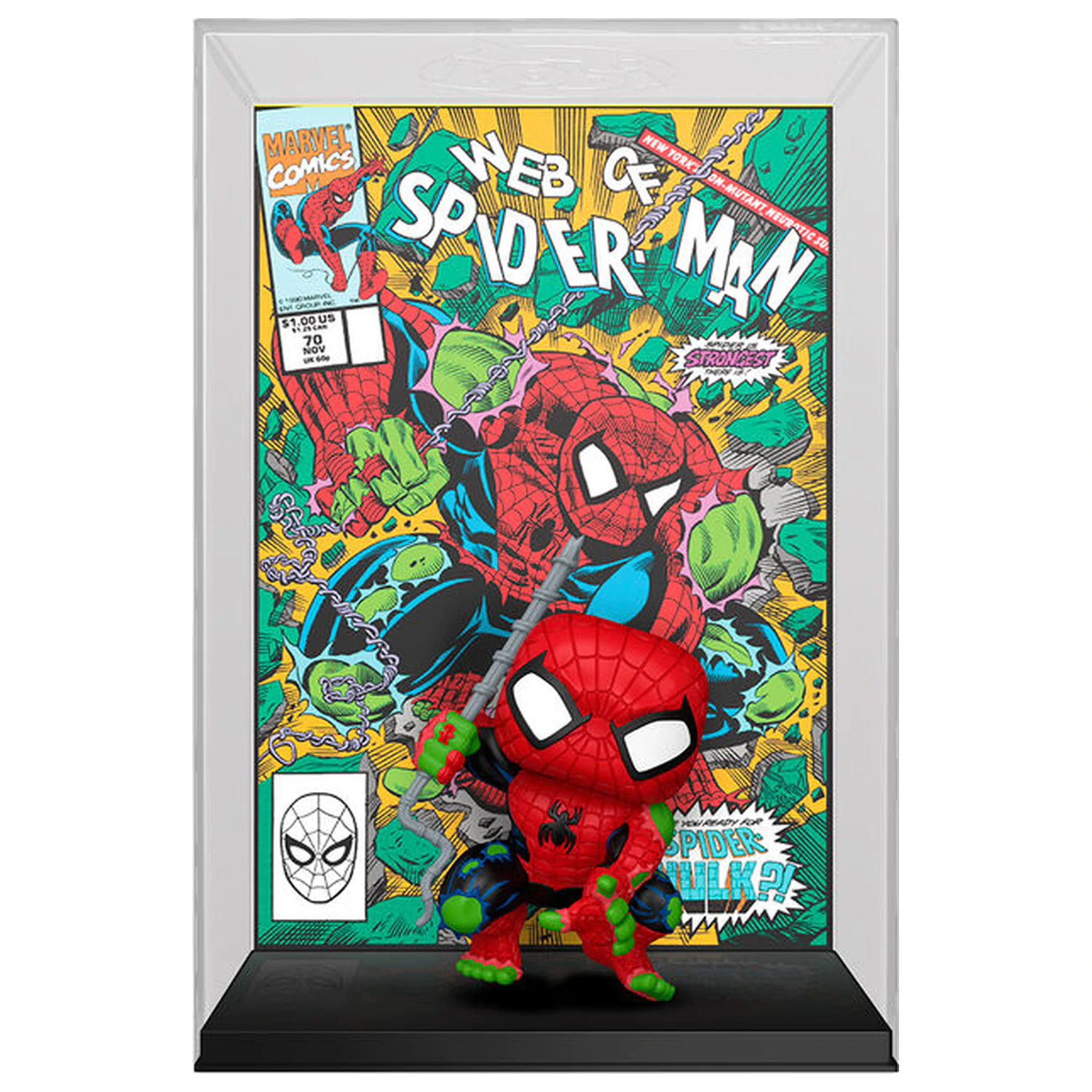 Funko POP figurina Comic Covers Marvel Web of Spider-Man Spider-Hulk poza produsului