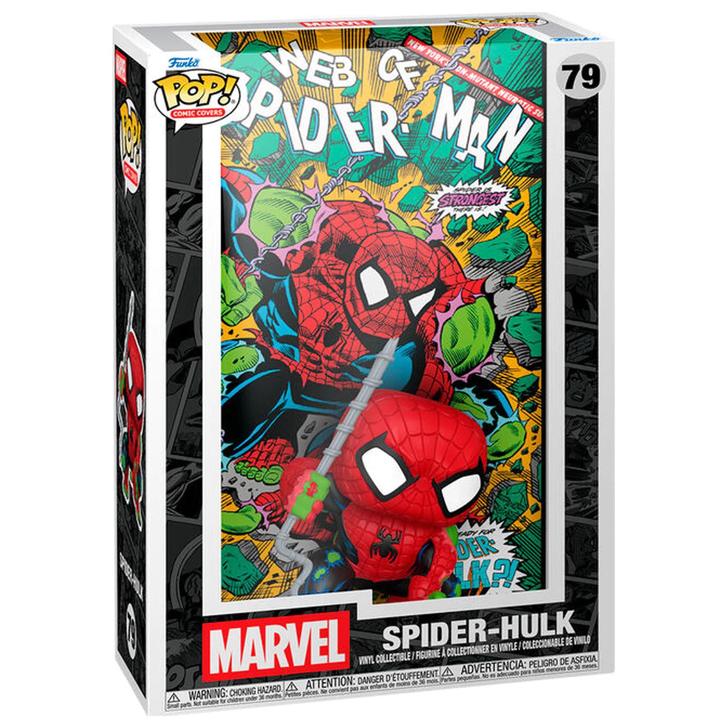 Funko POP figurina Comic Covers Marvel Web of Spider-Man Spider-Hulk poza produsului