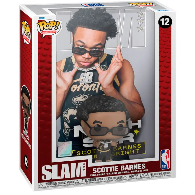 Figurina POP Cover Slam NBA Scottie Barnes poza produsului