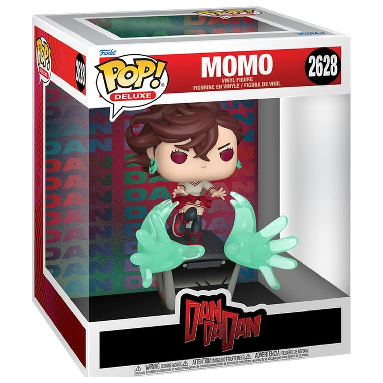 Figura Funko POP DanDaDan Deluxe Momo with Psychokinetic Hands poza produsului