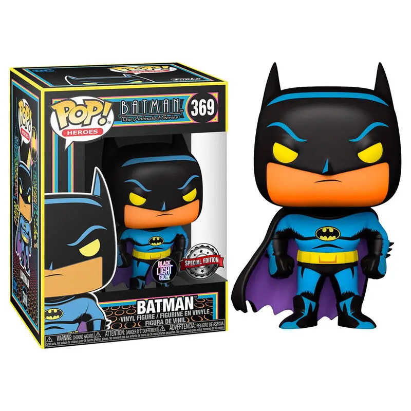 Figurină POP DC Comics Batman Black Light Exclusive poza produsului