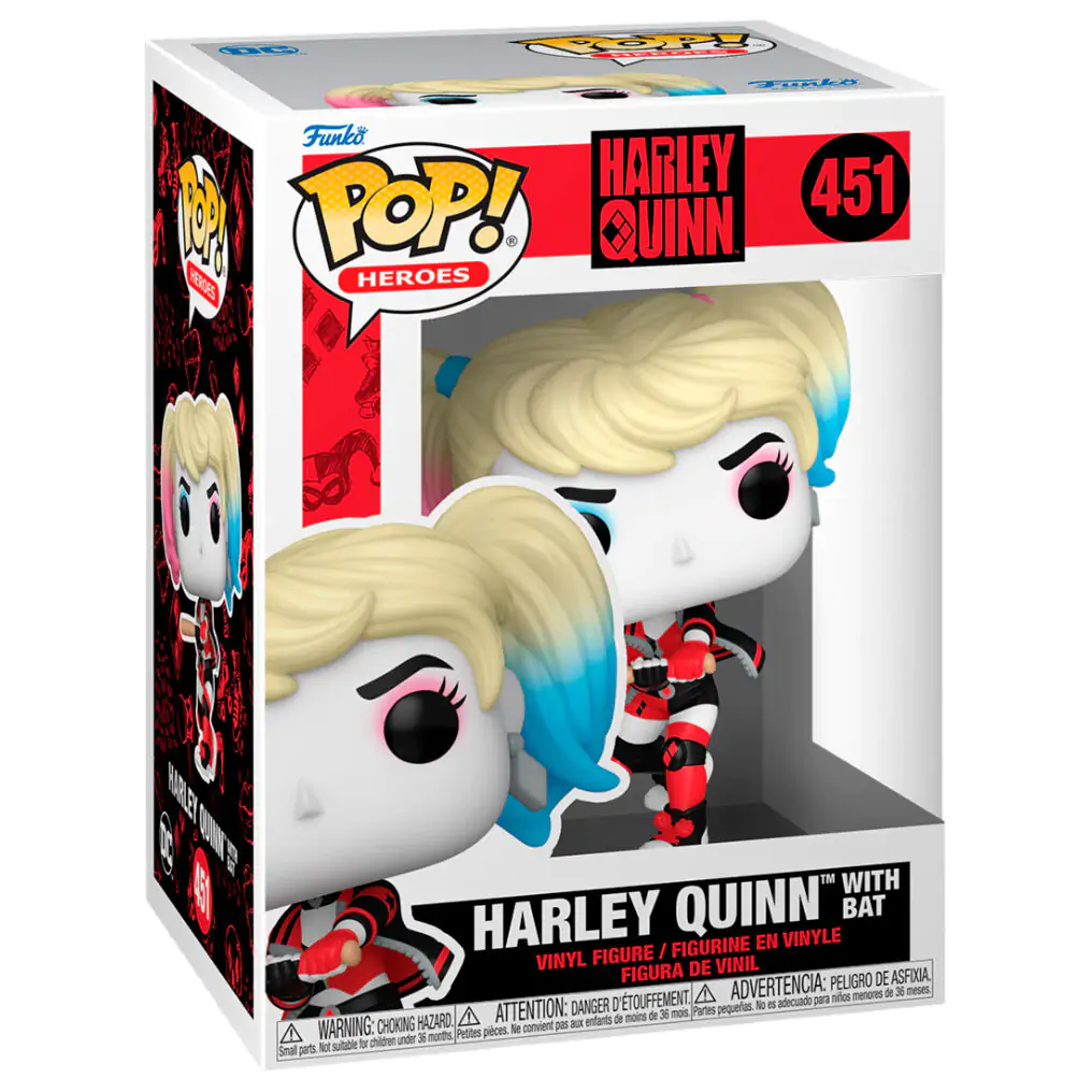 Figurină POP DC Comics Harley Quinn cu Liliec poza produsului