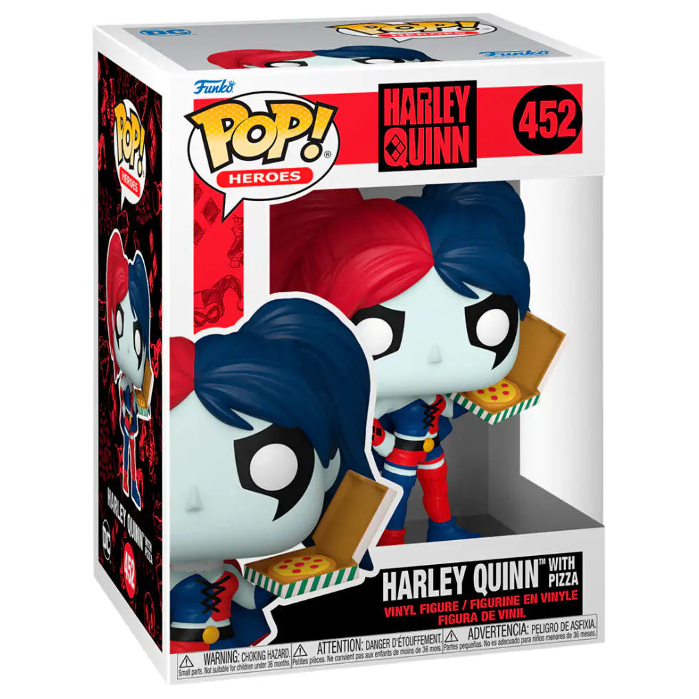 figurina POP DC Comics Harley Quinn cu Pizza poza produsului