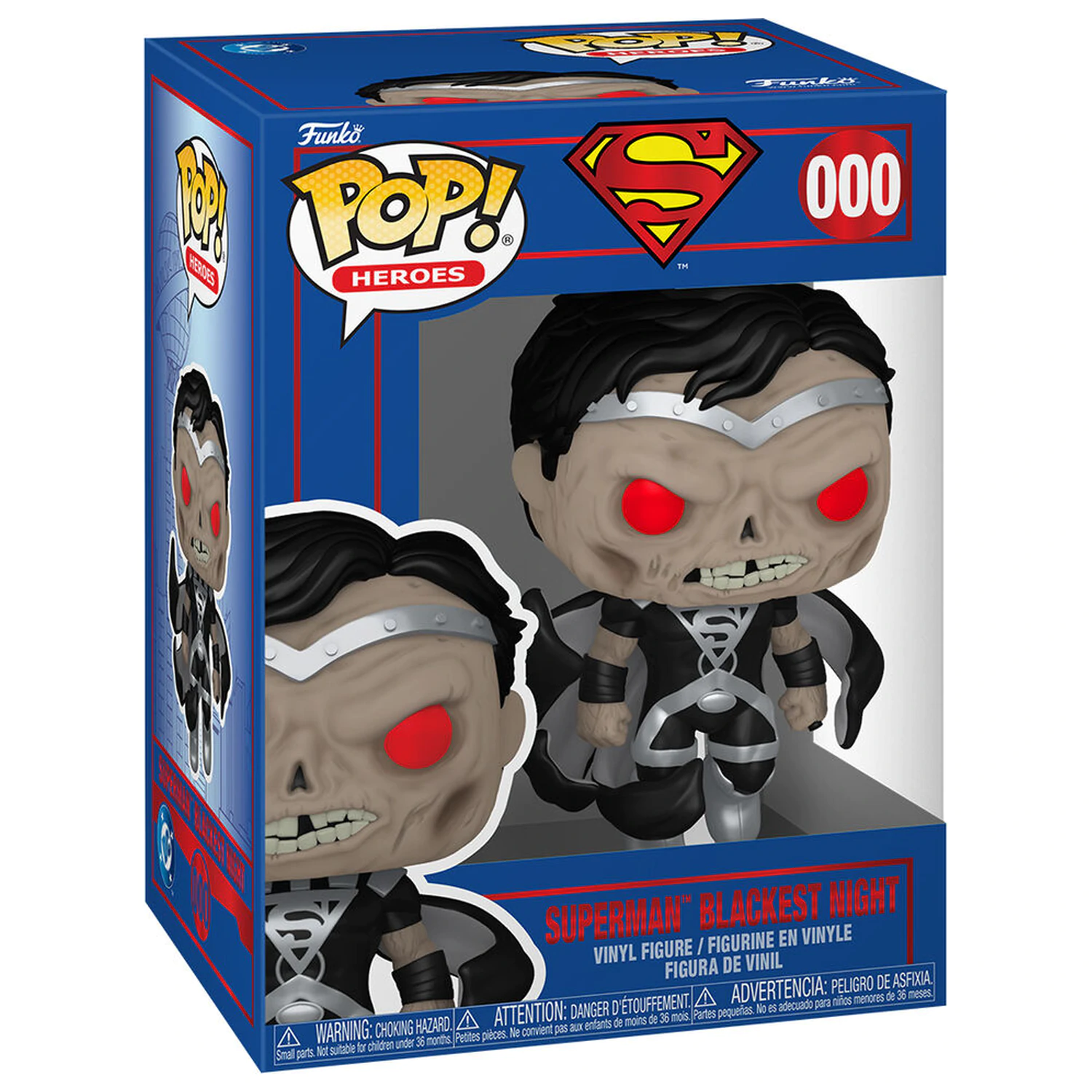 Funko POP figurina DC Comics Superman - Superman Blackest Night poza produsului