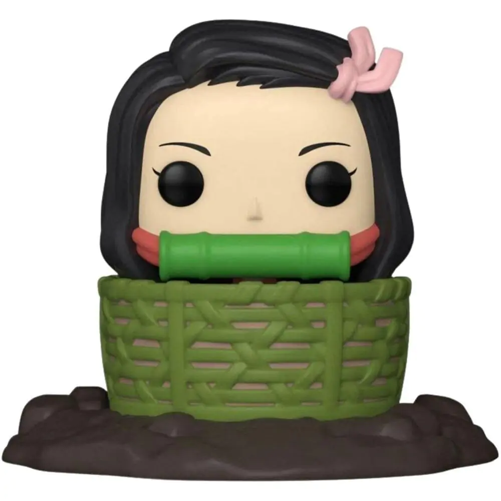 Figurină POP Deluxe Demon Slayer Kimetsu no Yaiba Nezuko Kamado în Coș Exclusiv poza produsului