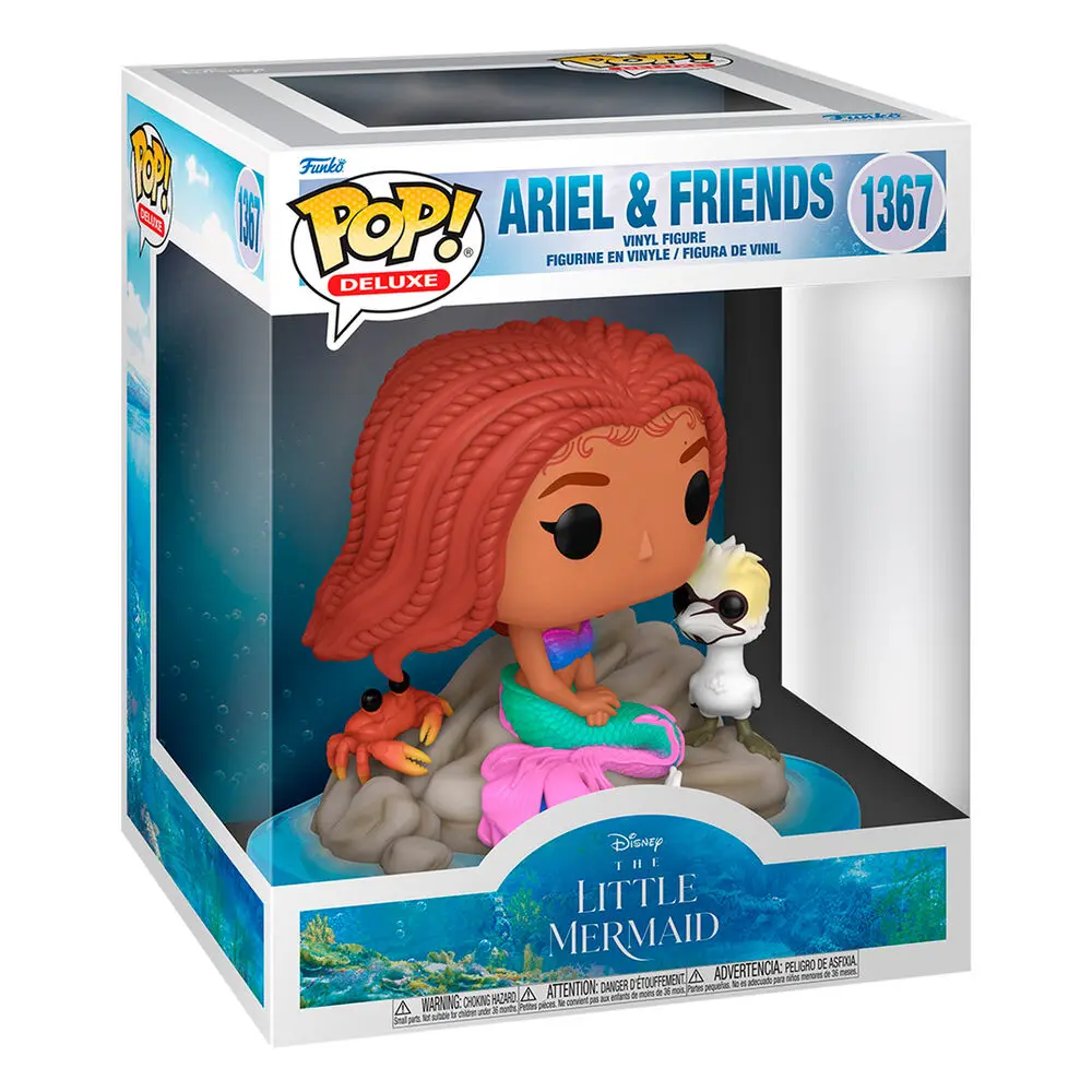 The Little Mermaid POP! Figurina Deluxe Vinyl Ariel & Friends 9 cm poza produsului