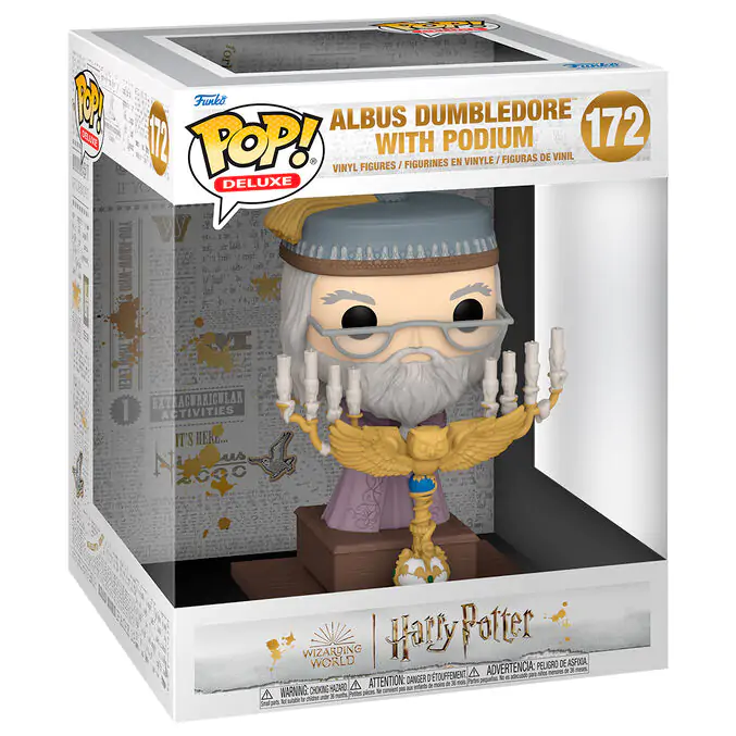 Figurină Funko POP Deluxe Harry Potter și Prizonierul din Azkaban - Dumbledore cu Podium poza produsului