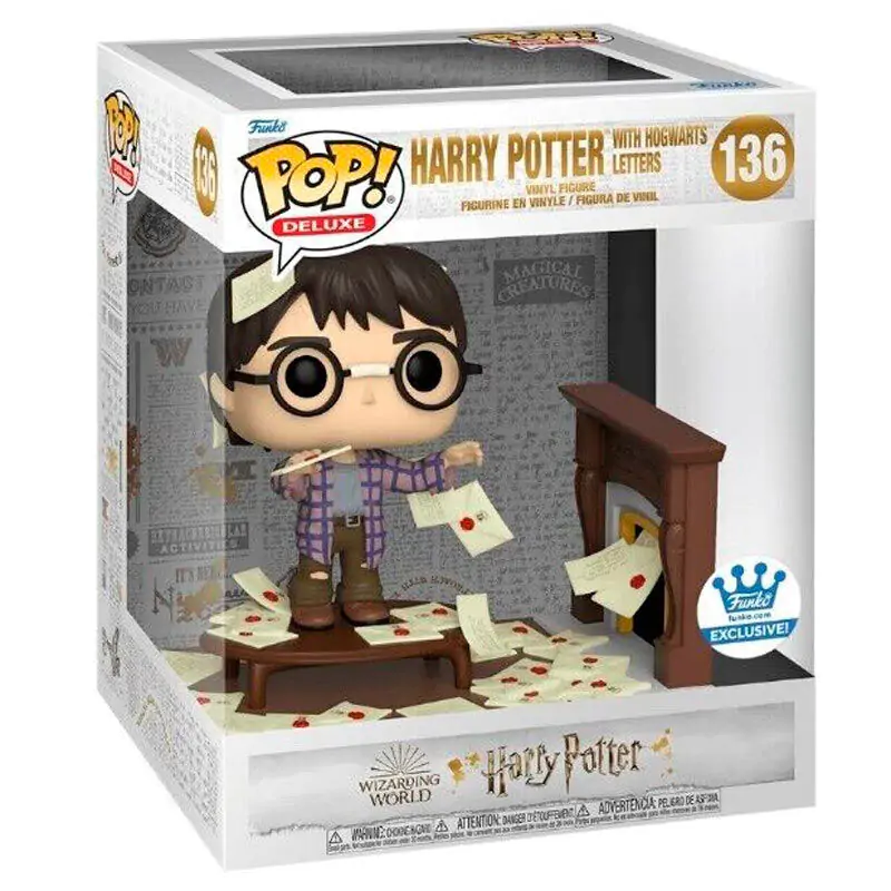 Figurină POP Deluxe Harry Potter Anniversary Harry Potter cu Hogwarts Letters Exclusive poza produsului
