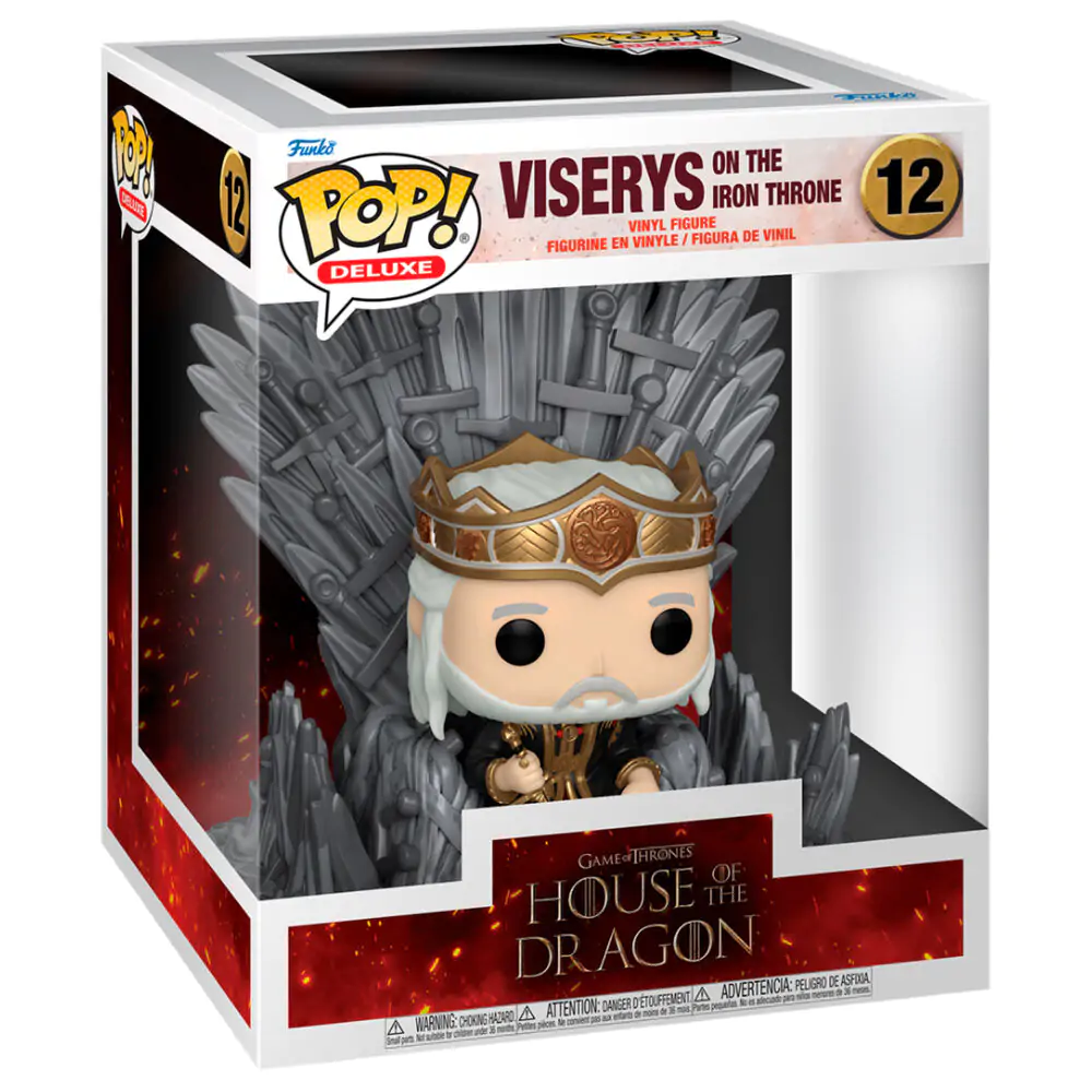 Figurină POP Deluxe House of the Dragon Viserys pe Tronul de Fier poza produsului