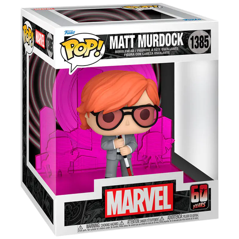 Daredevil 60th Anniversary Funko POP! Figurina Deluxe din Vinil Matt Murdock cu Radar 13 cm poza produsului