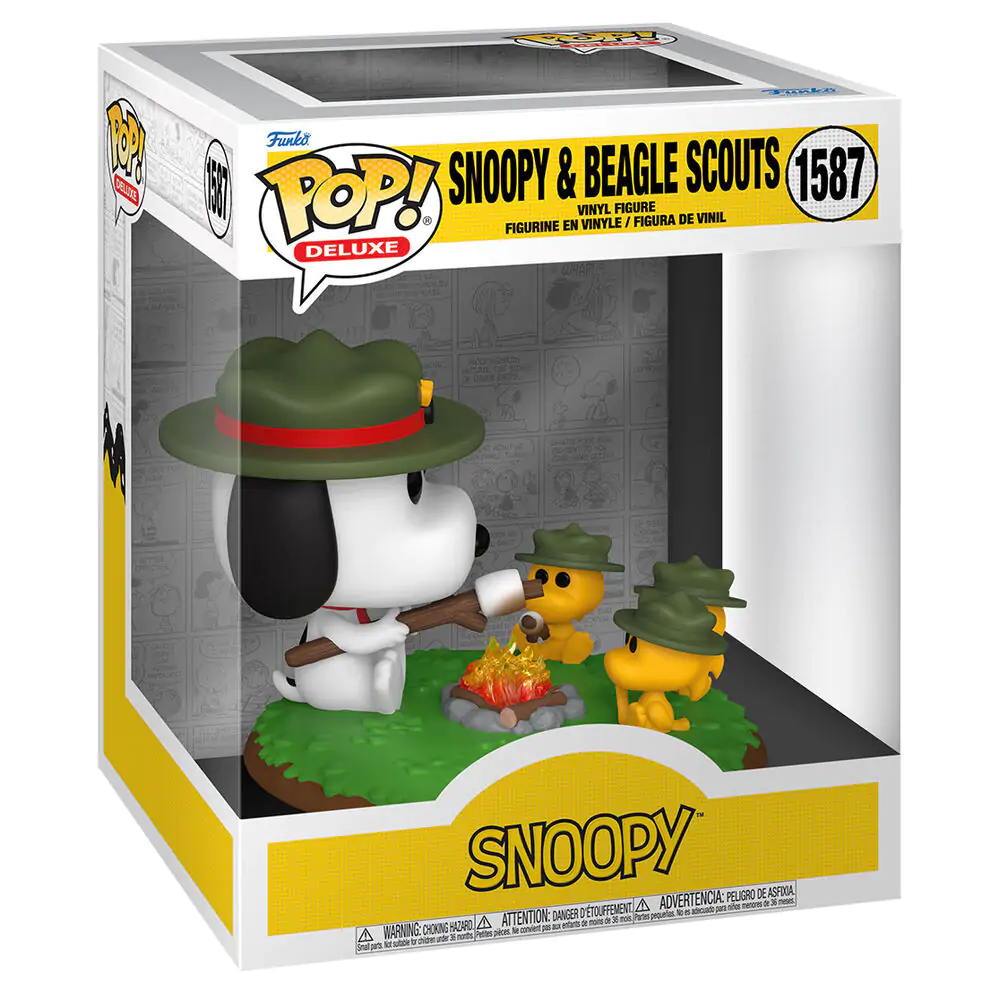 Figurină Funko POP Deluxe Peanuts Snoopy & Beable Scouts poza produsului