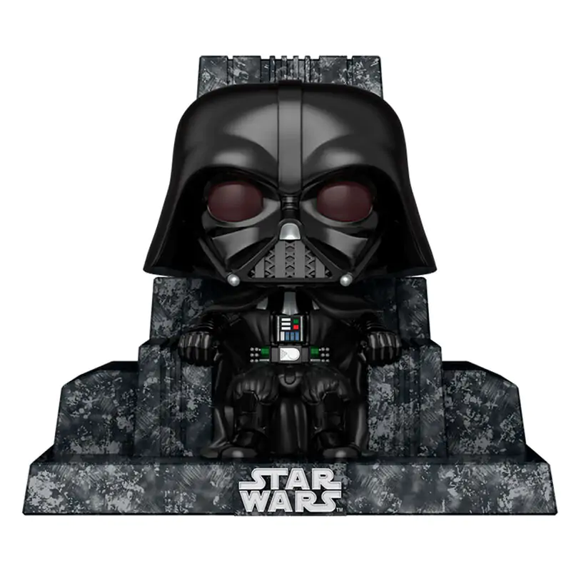 Figurină Funko POP Deluxe Star Wars Darth Vader pe Tron poza produsului