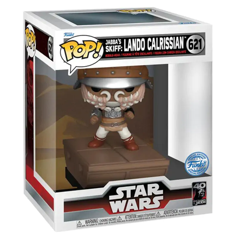 Figurină POP Deluxe Star Wars Jabba Skiff Lando Calrissian Exclusive poza produsului