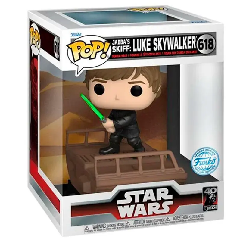 Figurină POP Deluxe Star Wars Luke Skywalker Exclusive poza produsului