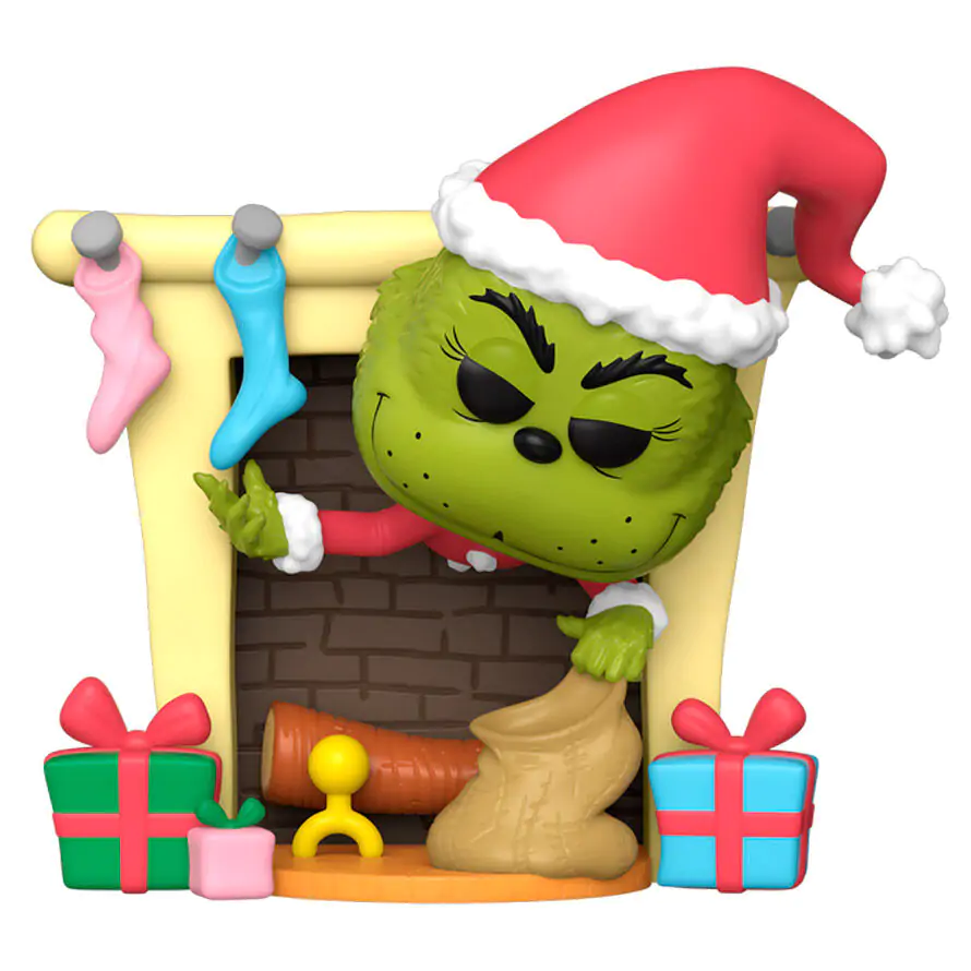 Figurină Funko POP Deluxe The Grinch with Bag poza produsului