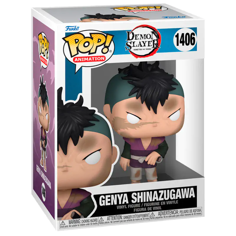 figurina POP Demon Slayer Kimetsu no Yaiba Genya Shinazugama poza produsului