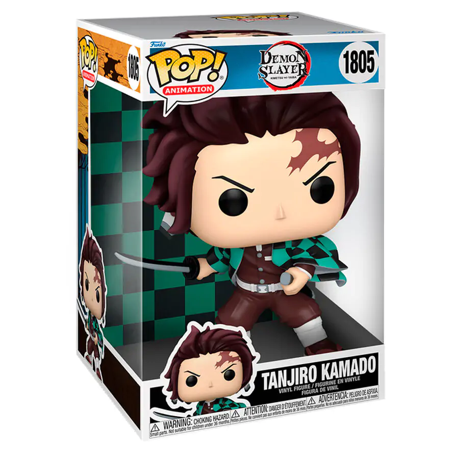 Figurină Funko POP Demon Slayer Kimetsu no Yaiba Tanjiro Kamado 25cm poza produsului