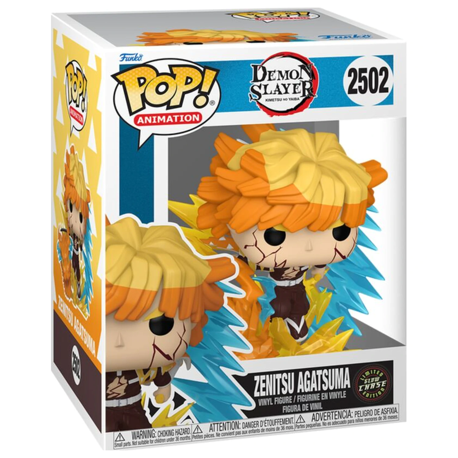 Funko POP figurina Premium Demon Slayer Zenitsu Agatsuma Glow poza produsului