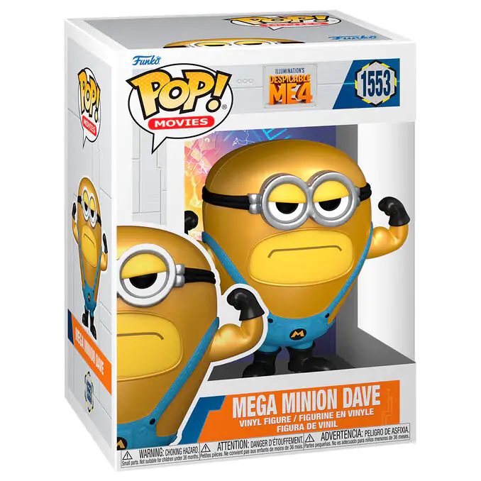 figurina Funko POP Despicable Me 4 Mega Minion Dave poza produsului