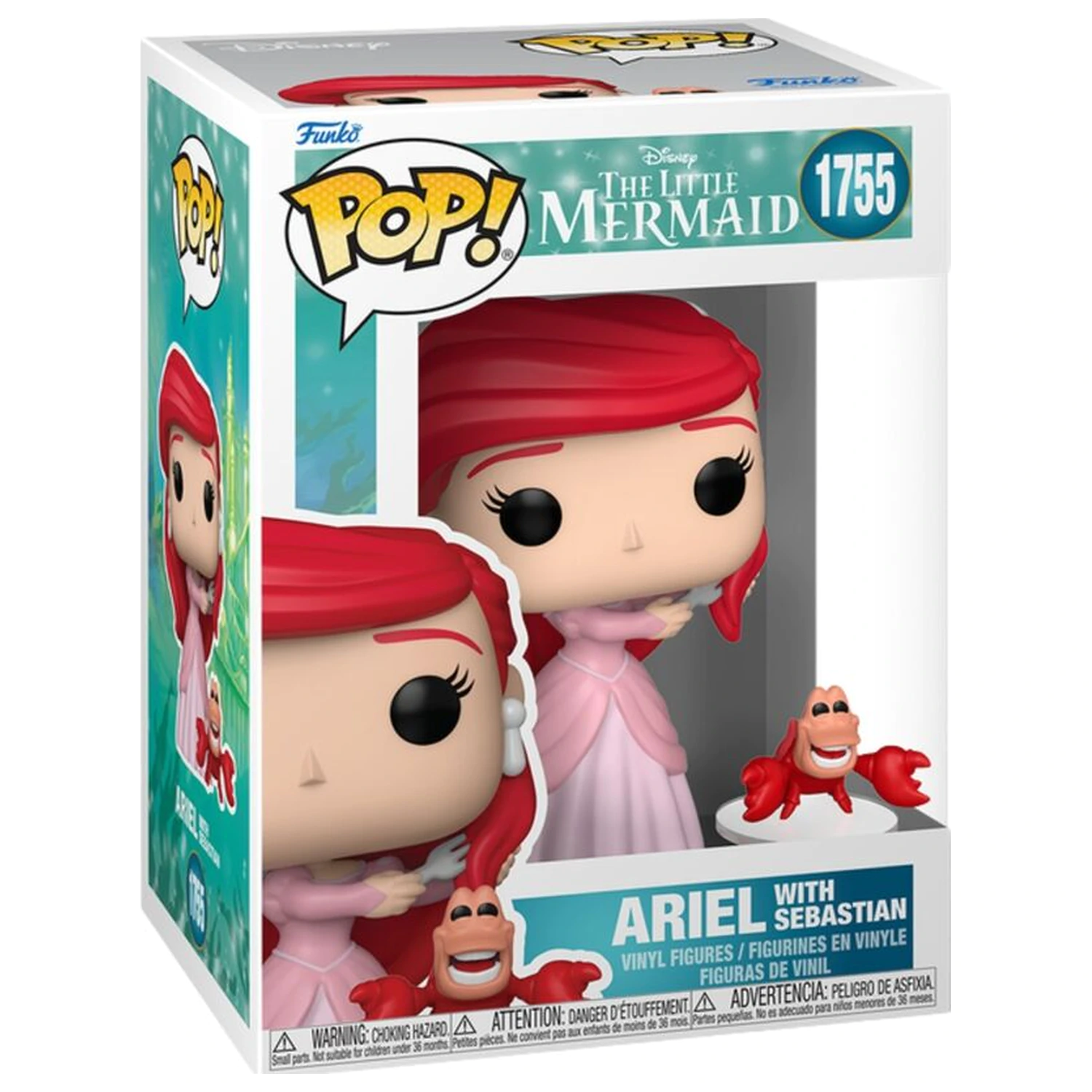 Funko POP figura Disney Buddy Ariel with Sebastian poza produsului