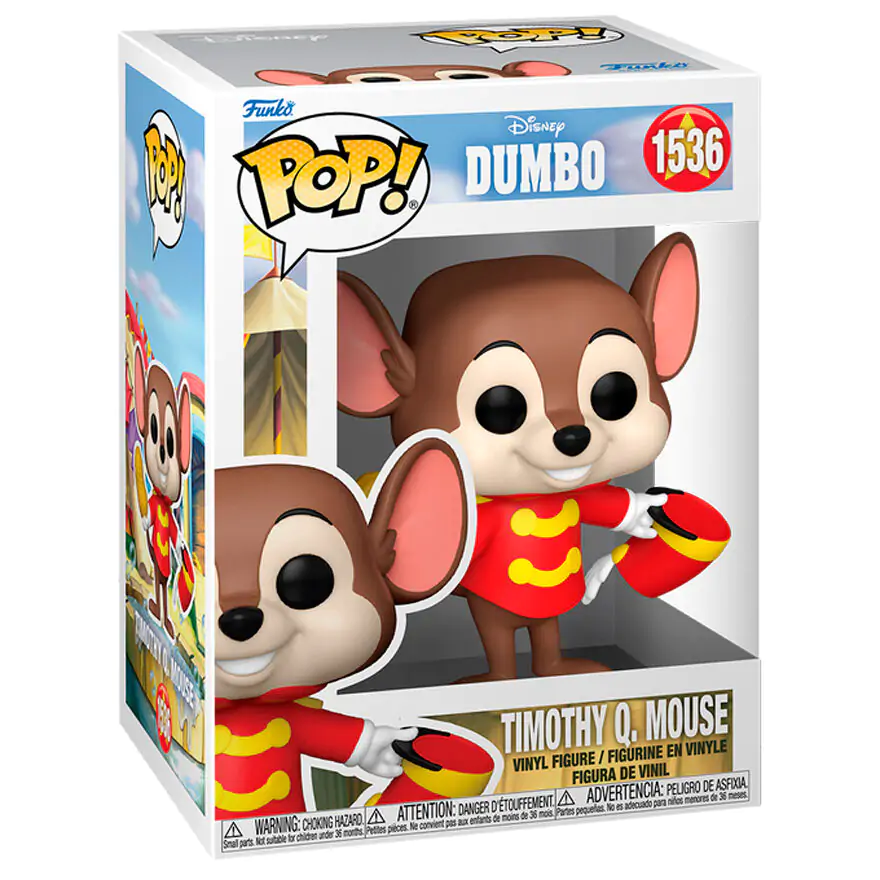 Figurină Funko POP Disney Dumbo Timothy Q Mouse poza produsului