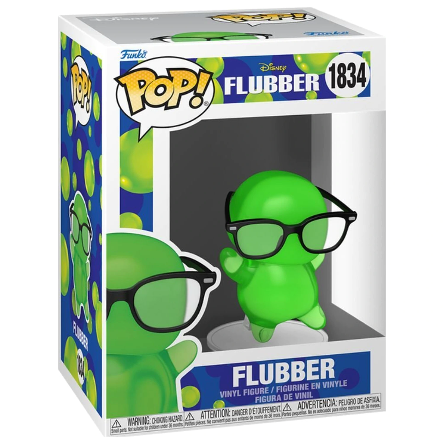Figurina Funko POP Disney Flubber - Flubber with Glasses Translucent poza produsului