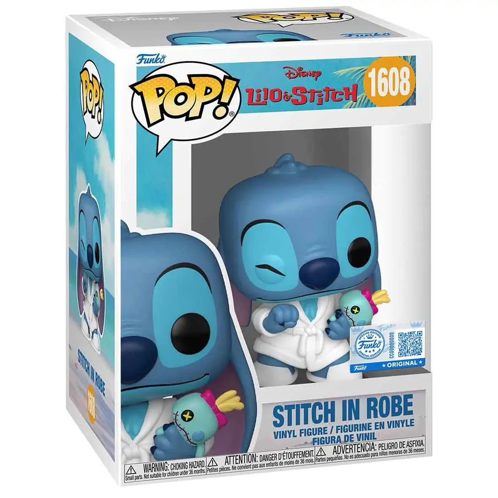 Figurina Funko POP Disney Lilo & Stitch - Stitch in Robe poza produsului