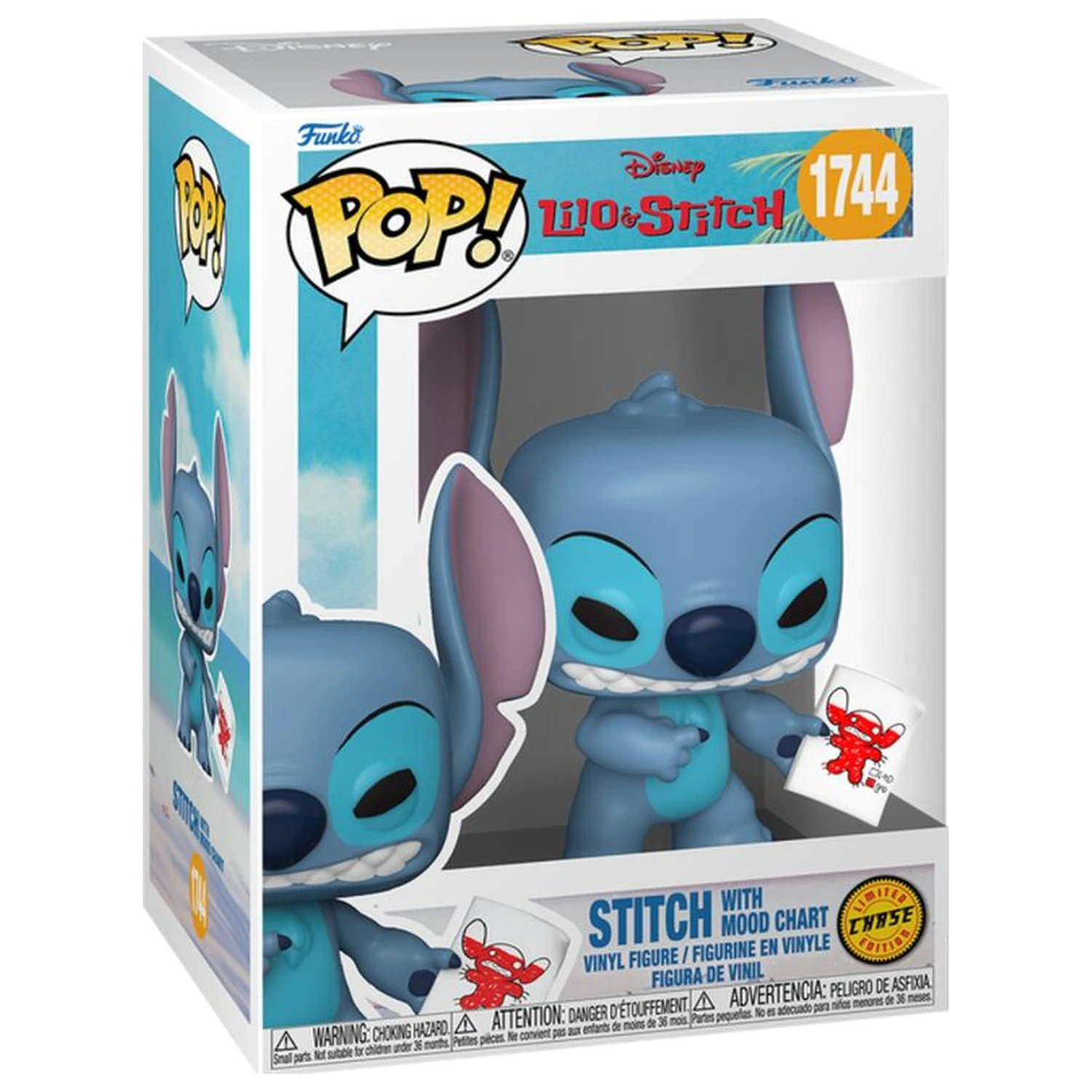 Funko POP figurina Disney Lilo & Stitch - Stitch with Mood Chart Chase poza produsului