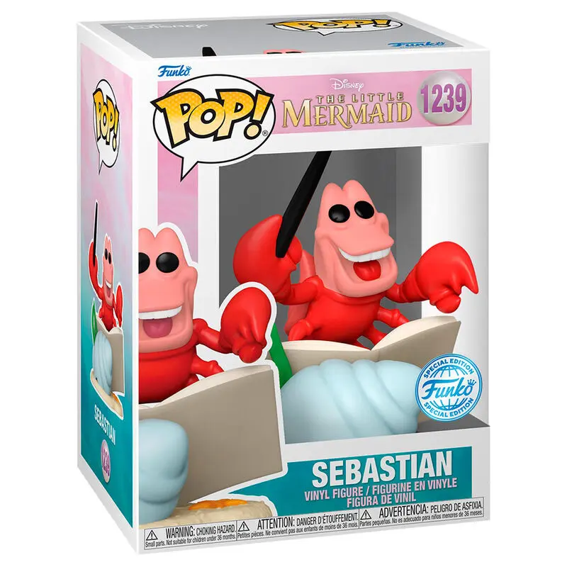 Figurină POP Disney Mica Sirenă Sebastian Exclusiv poza produsului