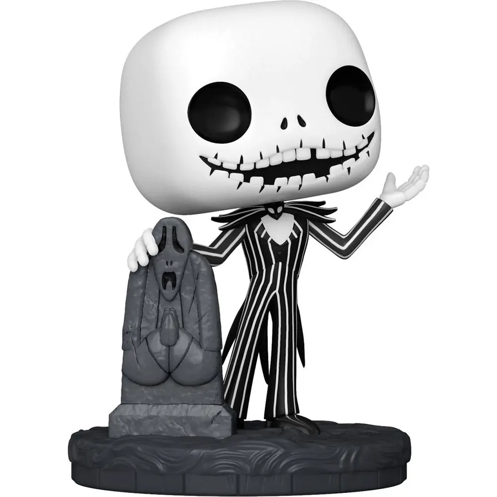 Nightmare before Christmas 30th POP! Disney Figurina de vinil Jack cu Piatră funerară 9 cm poza produsului