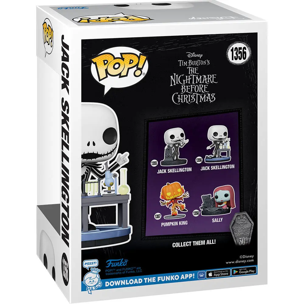 Nightmare before Christmas 30th POP! Disney figurină de vinil Jack (lab) 9 cm poza produsului