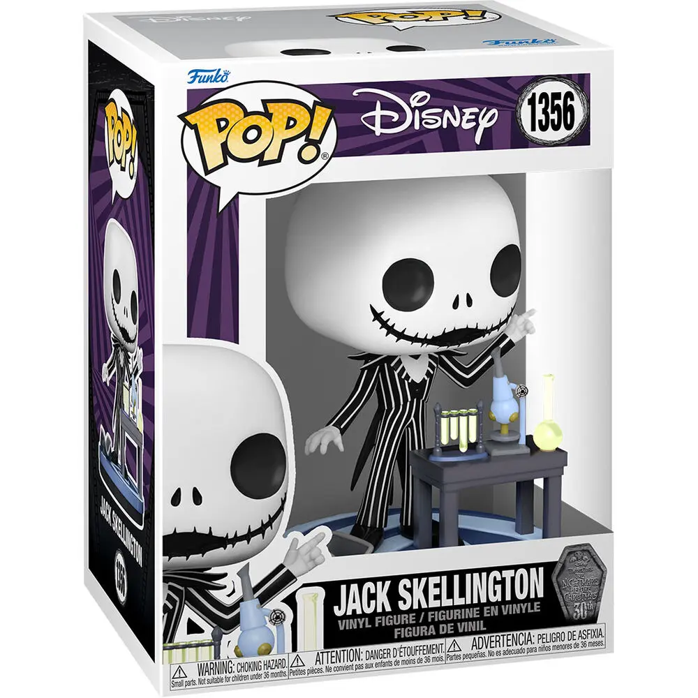 Nightmare before Christmas 30th POP! Disney figurină de vinil Jack (lab) 9 cm poza produsului