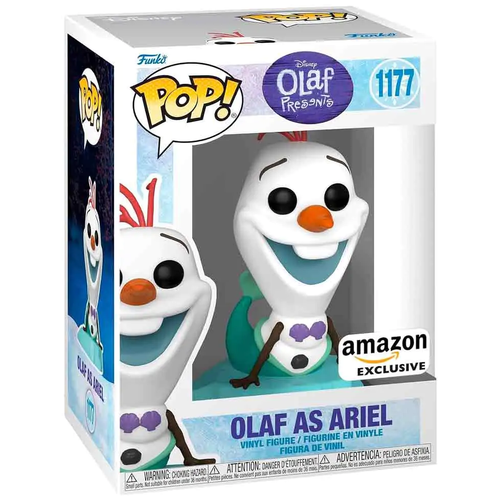 Figurină Funko POP Disney Olaf Present - Olaf ca Ariel Exclusiv poza produsului