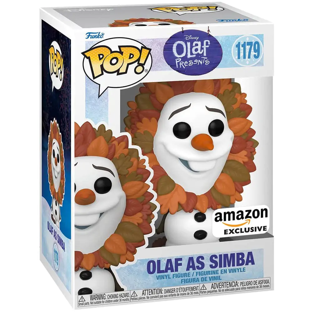 figurina POP Disney Olaf Present Olaf as Simba Exclusive poza produsului