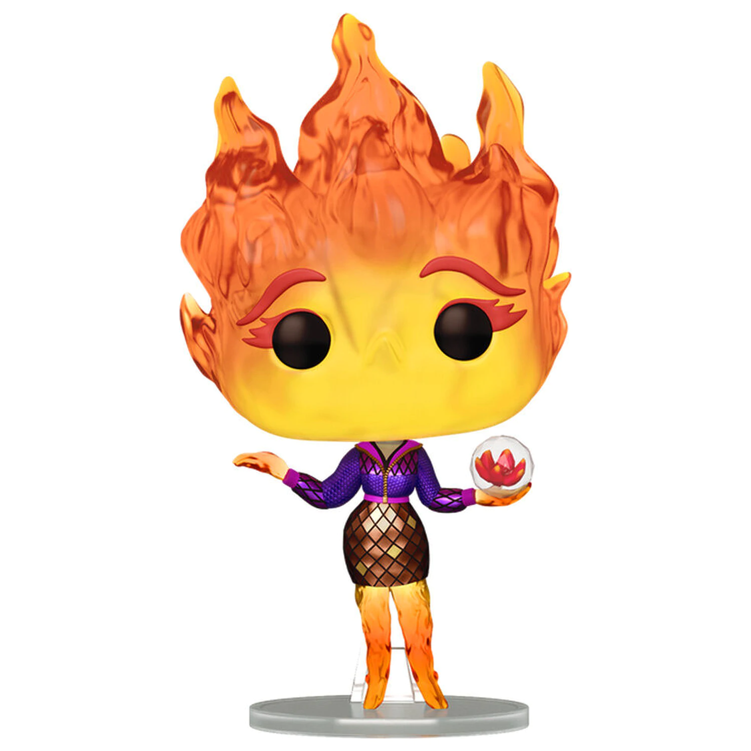 Funko POP figurina Disney Pixar Elemental Ember Lumen with Vivisteria Flower poza produsului