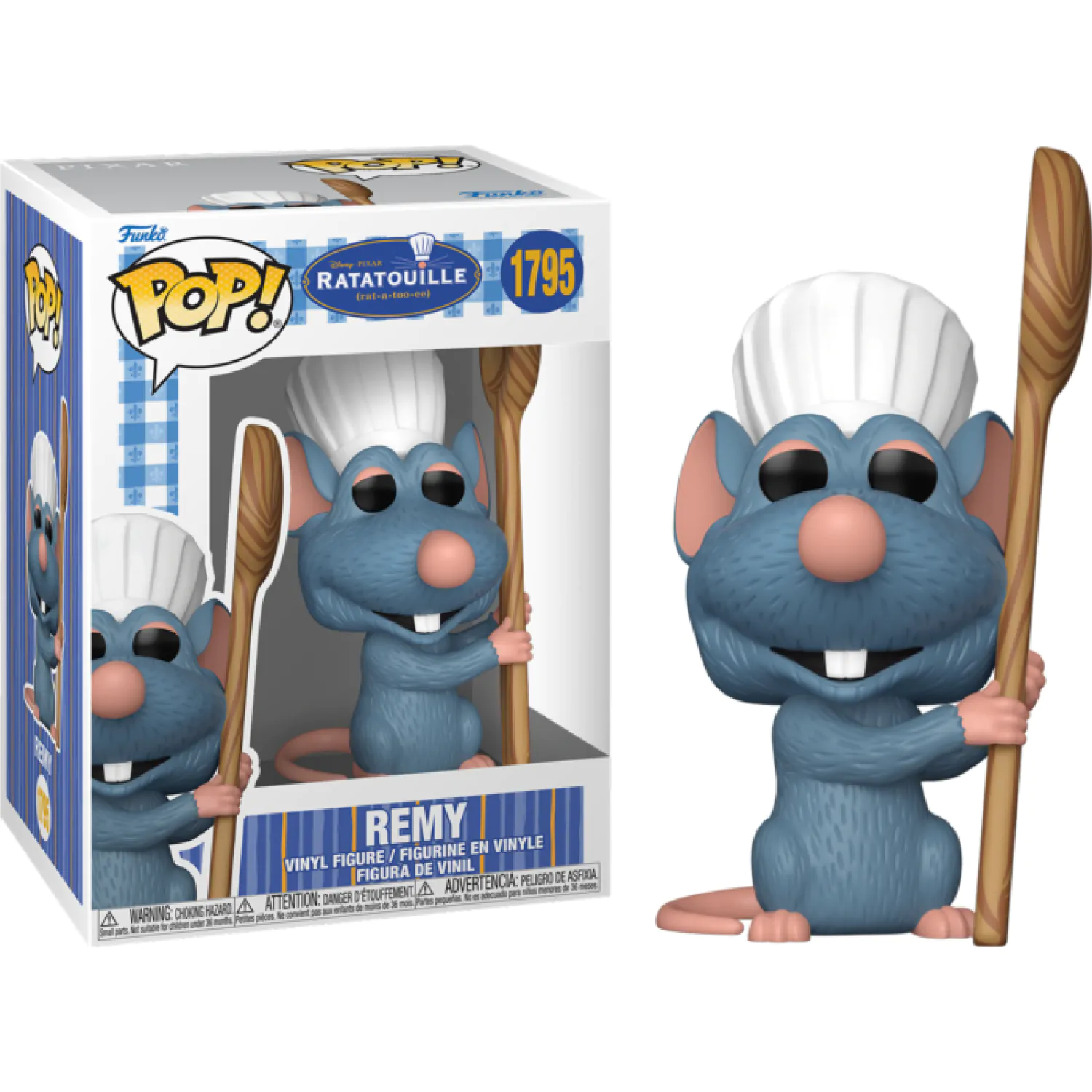 Figurina Funko POP Disney Pixar Ratatouille Remy with Cooking Spoon poza produsului