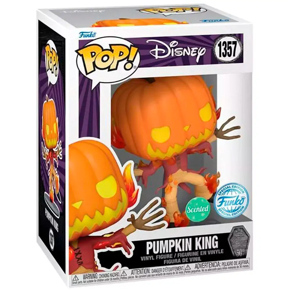 Figurină Funko POP Disney Regele Dovleac Exclusiv poza produsului