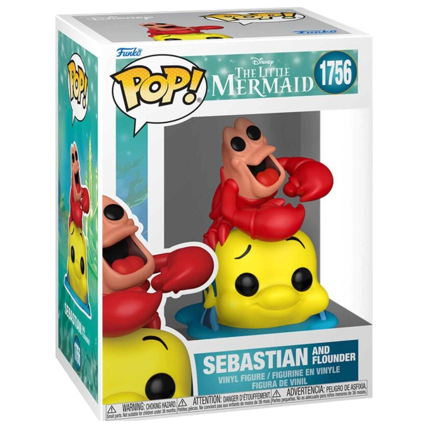 Funko POP figurina Disney Sebastian and Flounder poza produsului