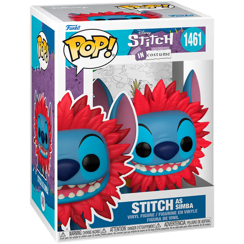 Figurină Funko POP Disney Stitch ca Simba poza produsului