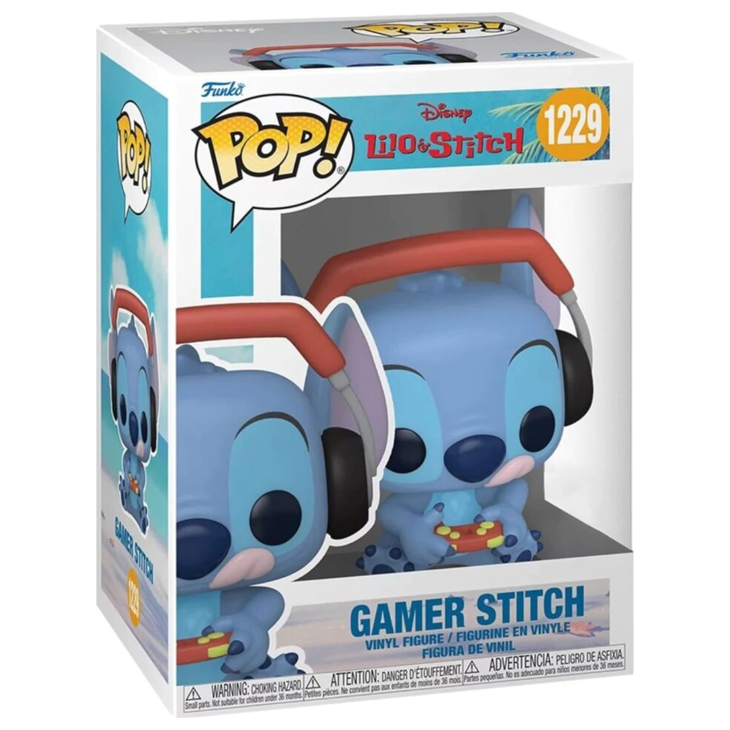 Figurina Funko POP Disney Stitch Gamer Stitch poza produsului