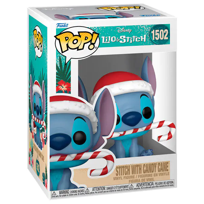 Figurină Funko POP Disney Stitch cu Candy Cane poza produsului