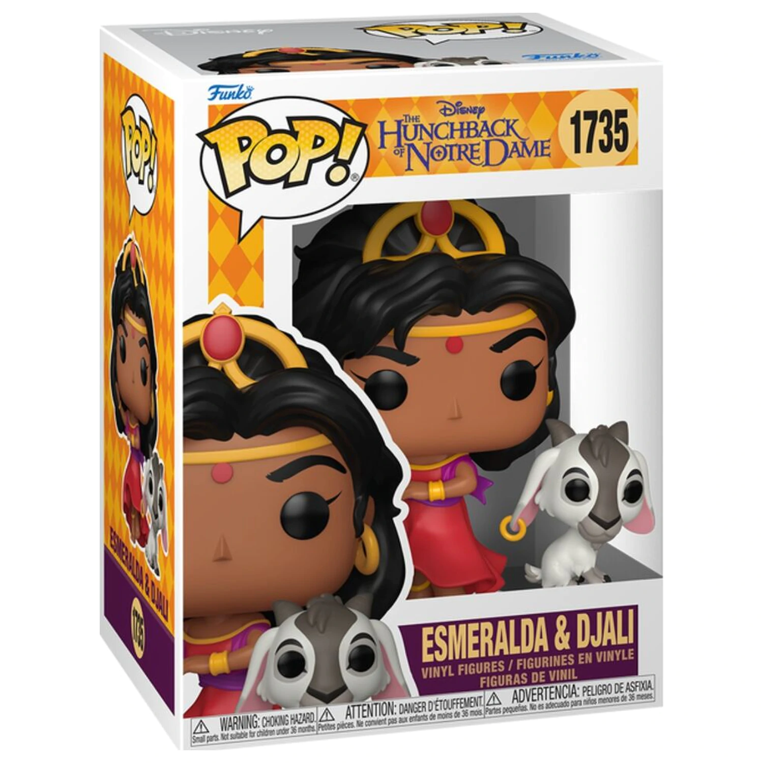Figurina Funko POP Disney The Hunchback of Notre Dame Esmeralda & Djali poza produsului