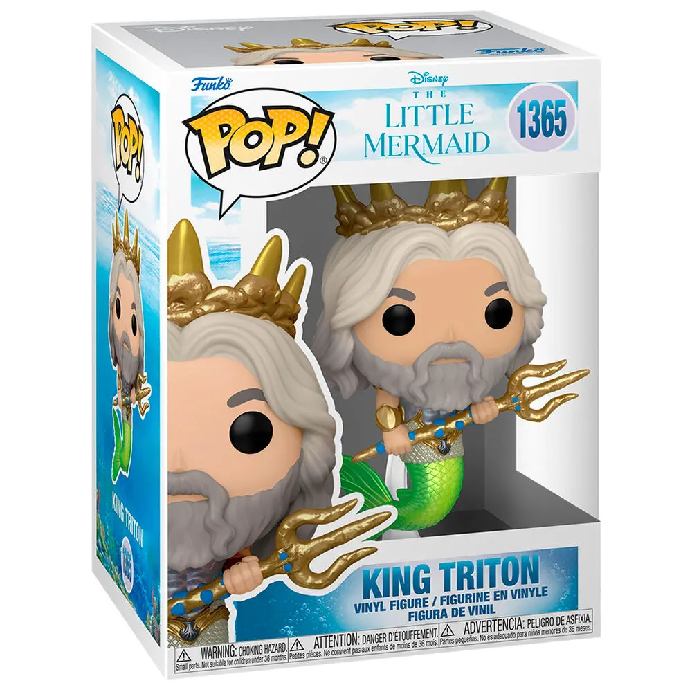 The Little Mermaid POP! Disney Figurina Vinil Regele Triton 9 cm poza produsului