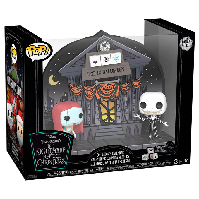 Figurină Funko POP Disney The Nightmare Before Christmas Calendar Numărătoare Inversă cu Două Fețe poza produsului