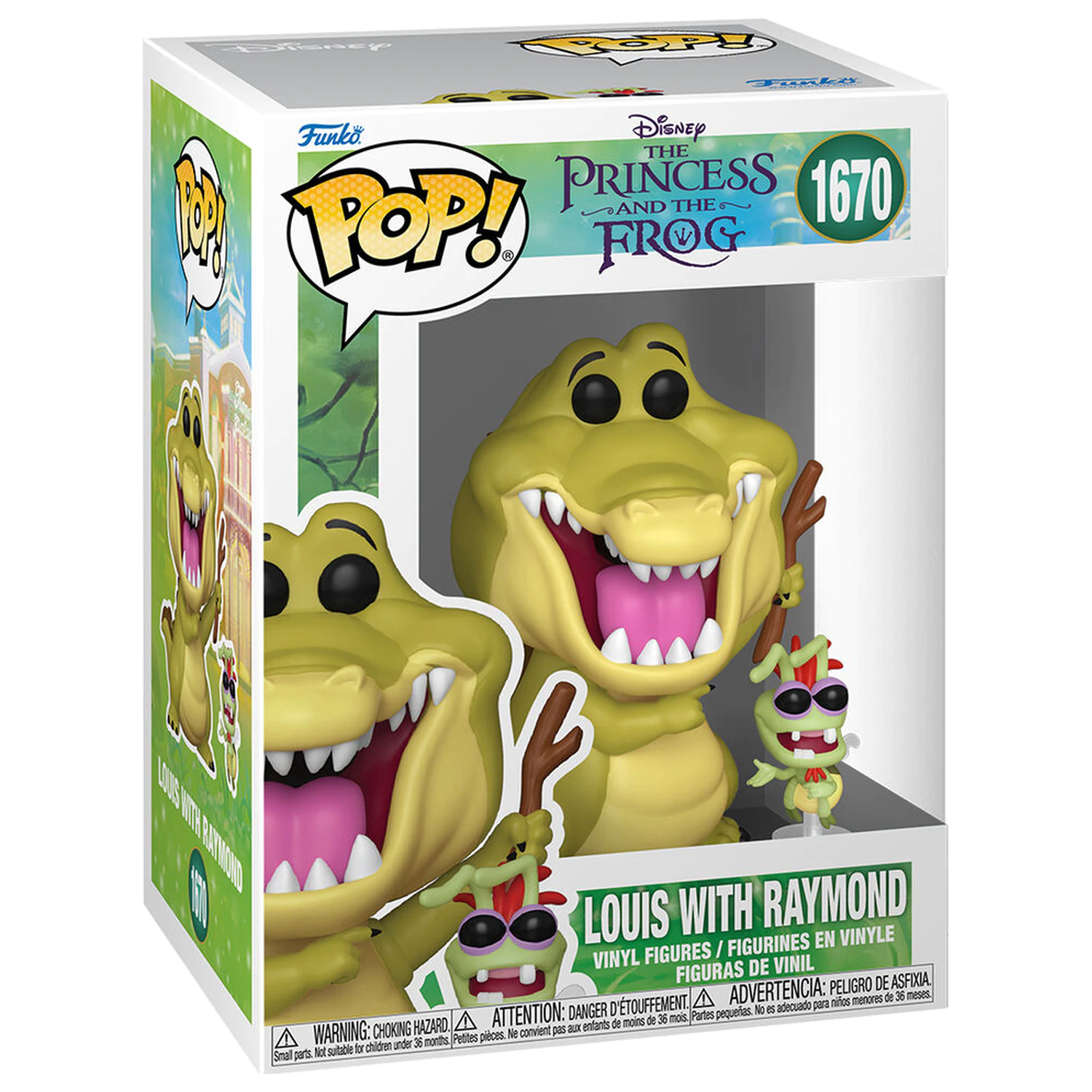 Funko POP figurina Disney The Princess and the Frog Louis with Raymond poza produsului