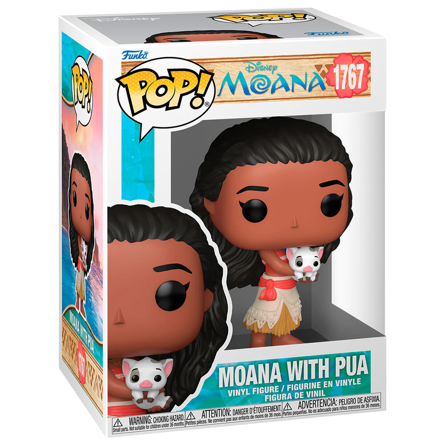 Funko POP figurina Disney Vaiana Moana 3 Moana cu Pua poza produsului