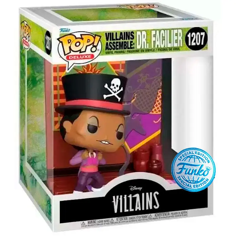 The Princess and the Frog POP! Figurina Vinyl Deluxe Dr. Facilier(Assemble) 9 cm poza produsului