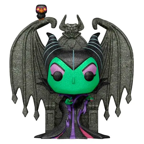 Figurină POP Disney Villains Maleficent on Throne Diamond Exclusive poza produsului